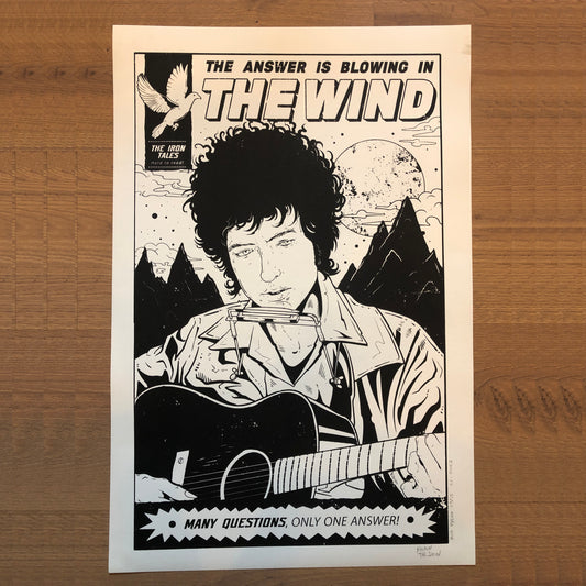 Bob Dylan  - Gravura Serigrafia